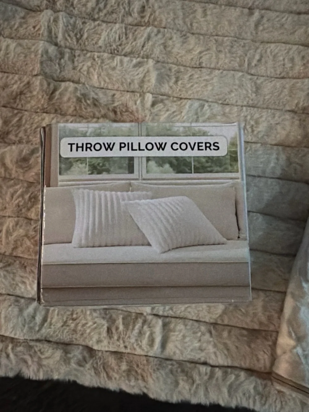 Fluffy Faux Fur Throw Pillow Covers